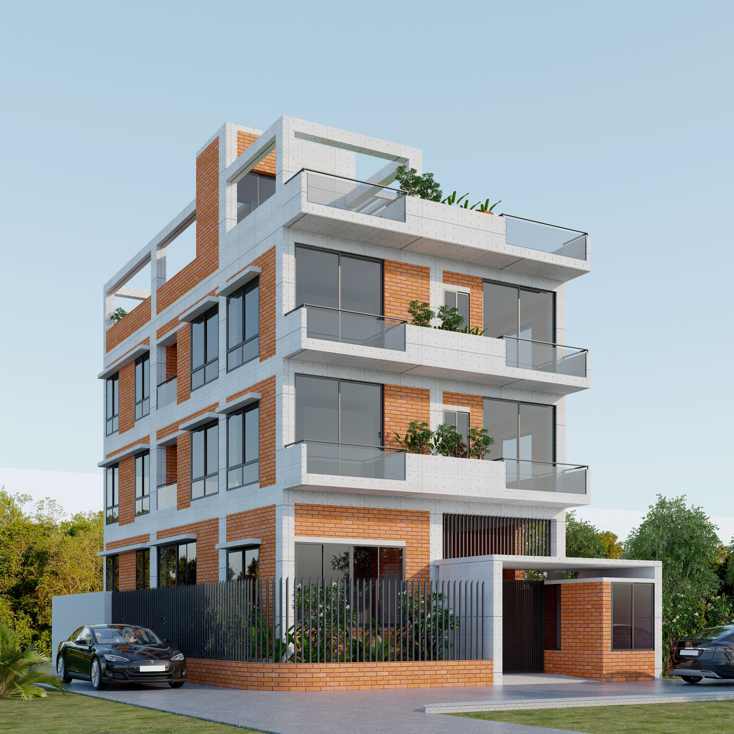 3 Storied Triplex House